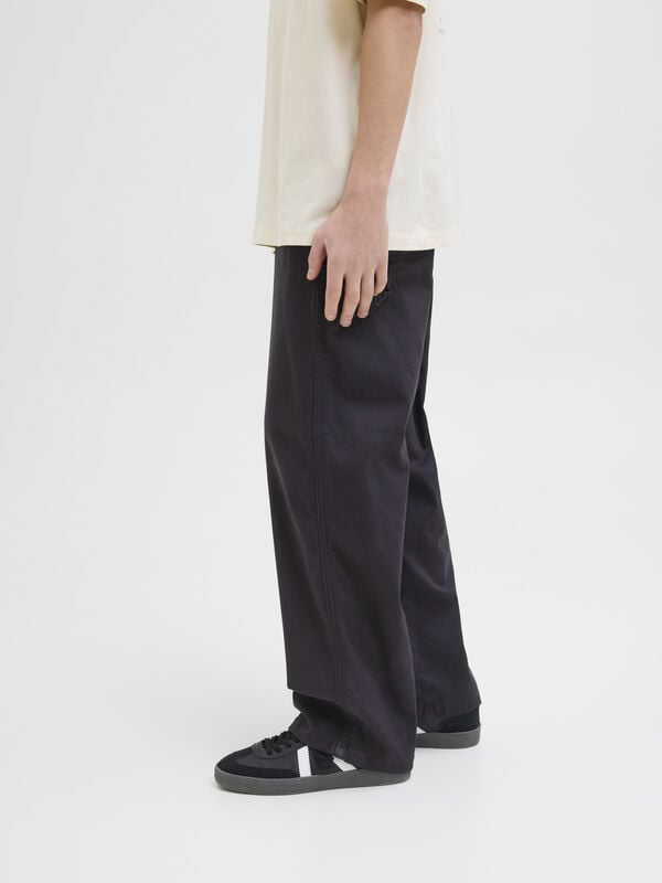 Jack & Jones Junior Pantal&oacute;n regular fit negro