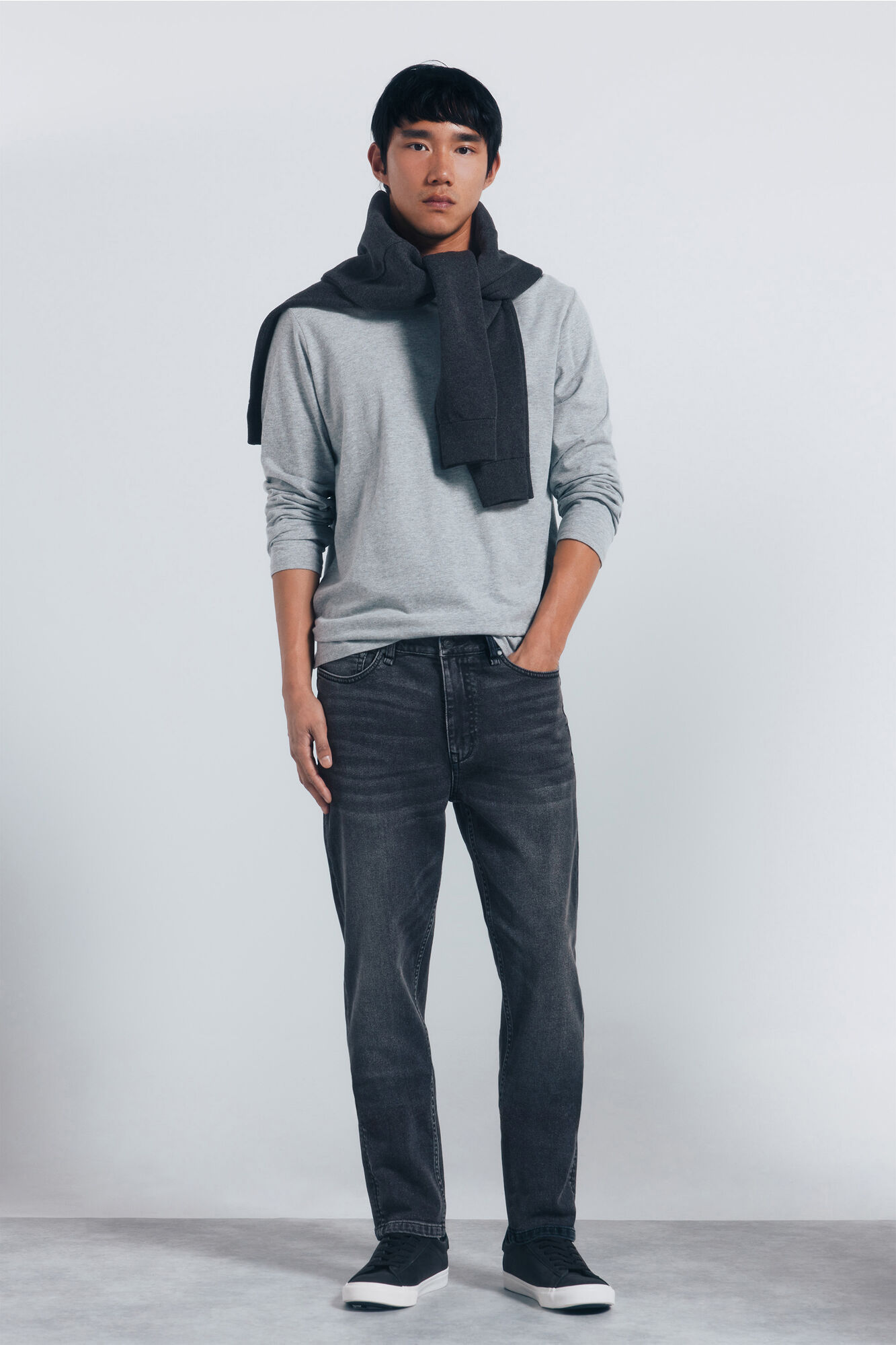 Springfield Cal&ccedil;a jeans skinny cinza escuro