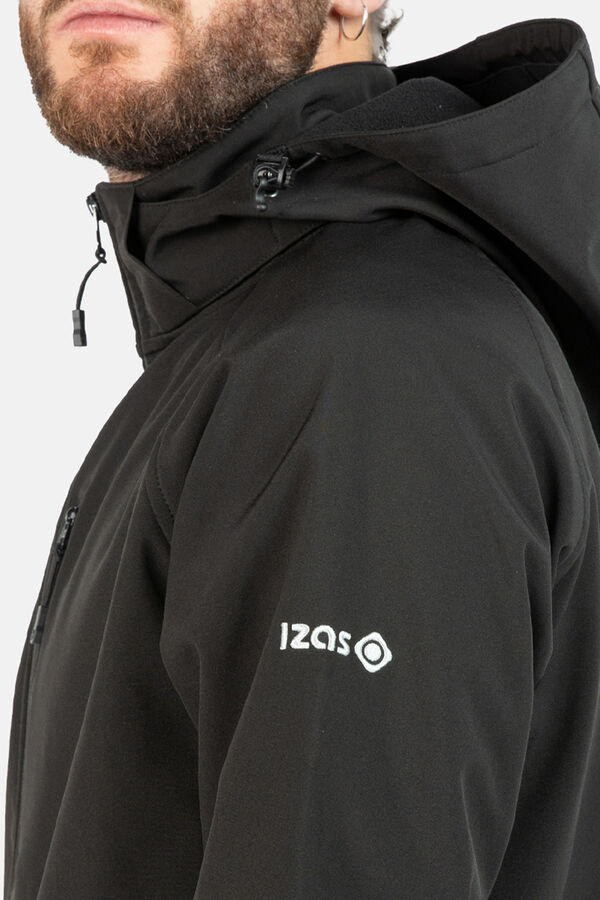 Izas Chaqueta Cortavientos Softshell Haiti negro