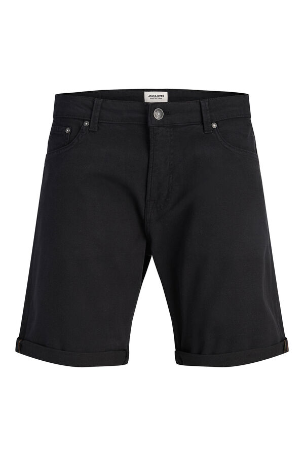 Jack & Jones Bermuda chino em lona preto