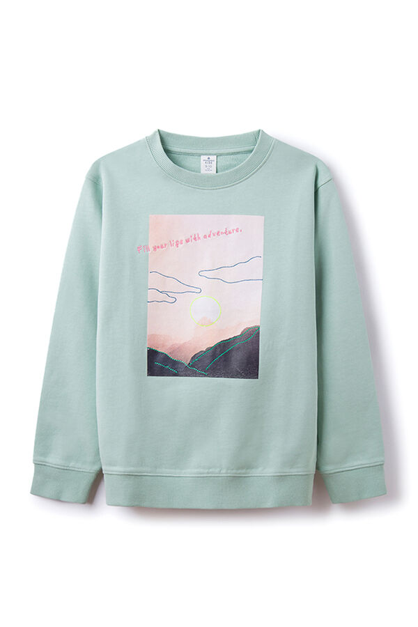 Springfield Kids Sweatshirt paisagem menino verde