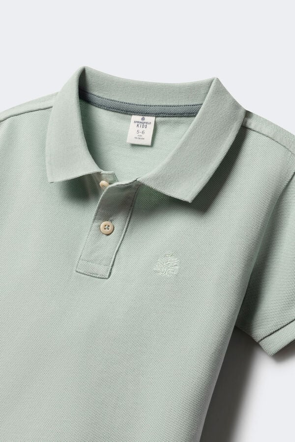 Springfield Kids Polo b&aacute;sico menino verde