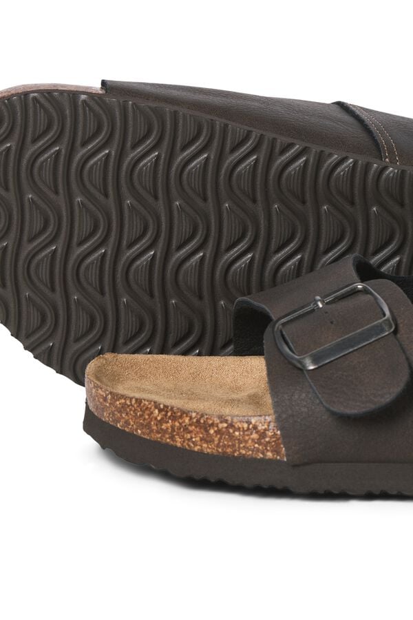Jack & Jones Sand&aacute;lias fivelas sola leve castanho
