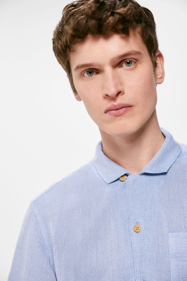 Springfield Camisa leve  azul