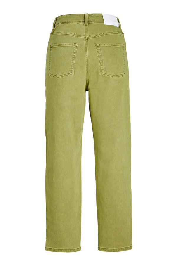Springfield Jeans Lisbon mom fit cintura alta verde