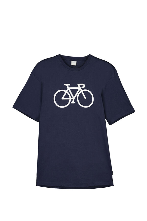 Springfield T-shirt de bicicleta azul