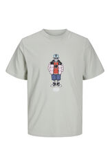 Jack & Jones Camiseta est&aacute;ndar fit Skull gris