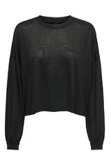 Only Top fluído com lurex preto