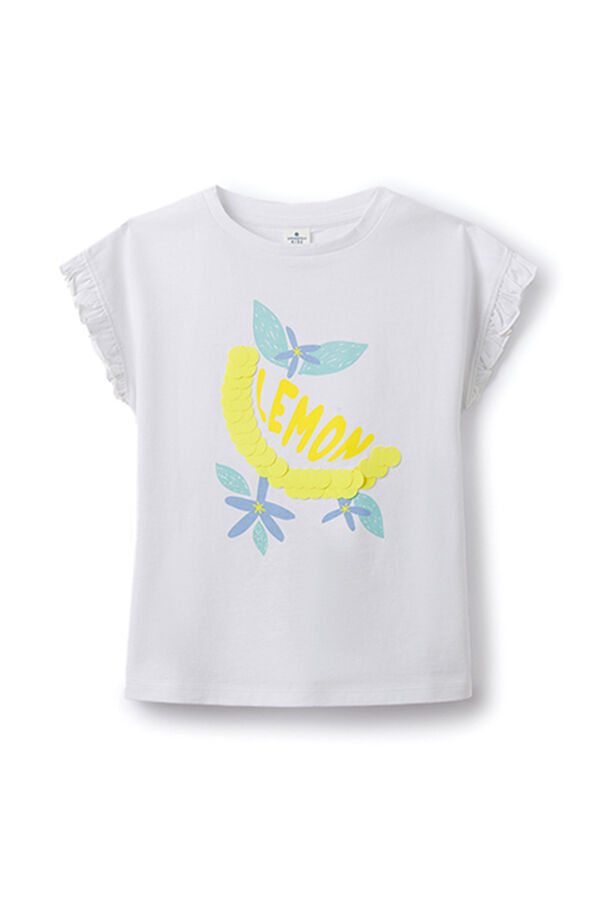Springfield Kids Camiseta Lim&oacute;n ni&ntilde;a kaki