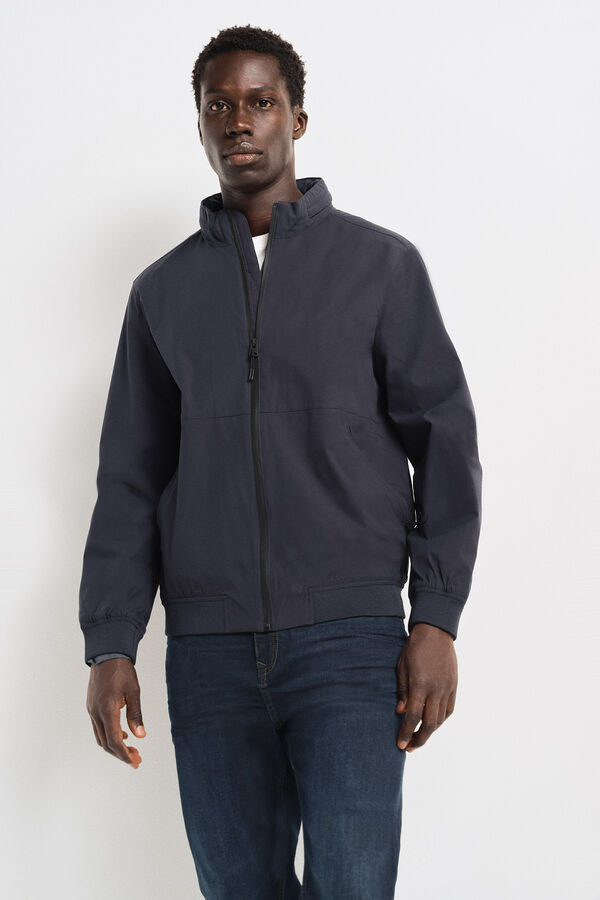 Springfield Casaco t&eacute;cnico azul