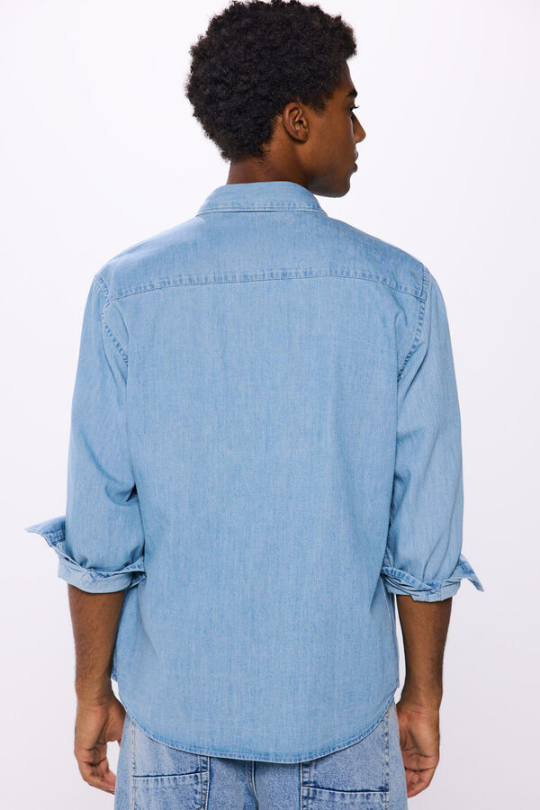 Springfield Camisa vaquera azul