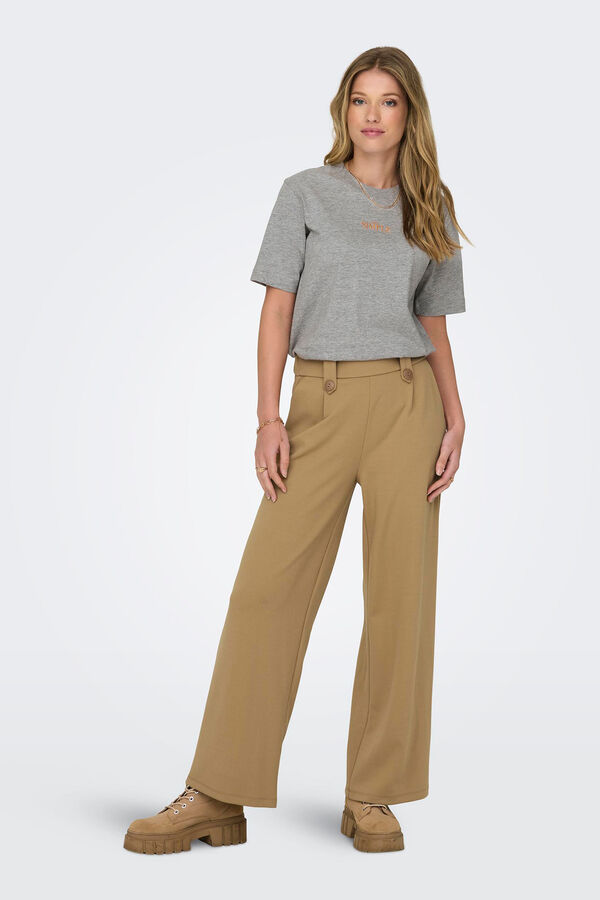 Only Anzughose f&uuml;r Damen im Palazzo-Stil verde