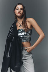 High Spirits Top Glowin gris