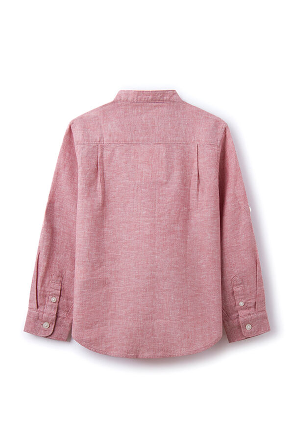 Springfield Kids Camisa lino ni&ntilde;o rosa