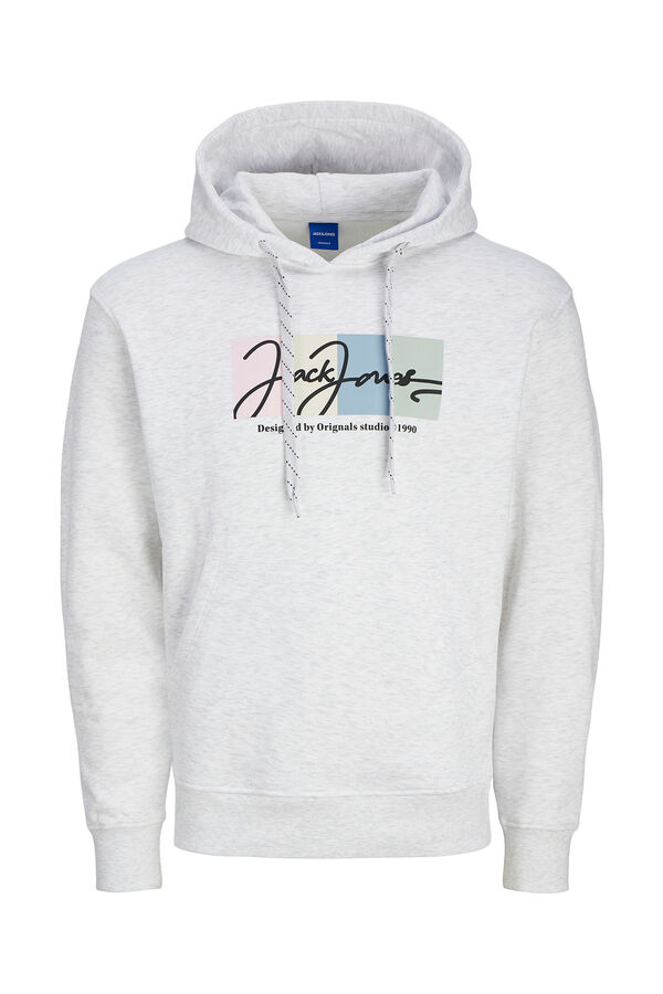 Jack & Jones Sweatshirt de capuz regular fit branco