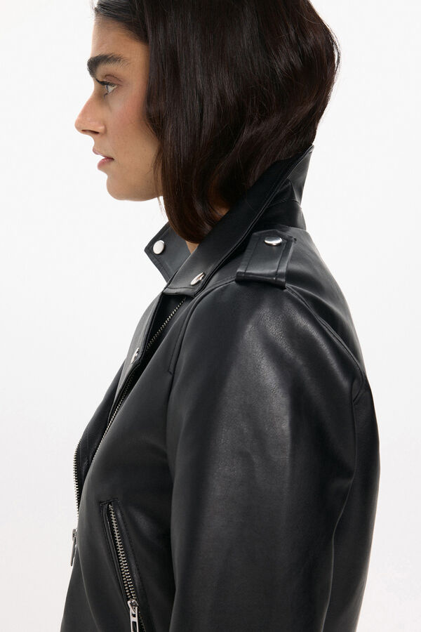 JDY Chaqueta biker negro