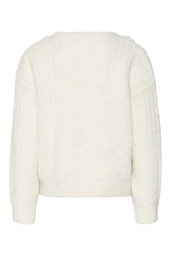 Vero Moda Girl Camisa com detalhe de flor cinzento