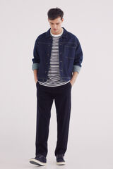 Springfield cal&ccedil;as chino estruturadas com ajuste confort&aacute;vel azul