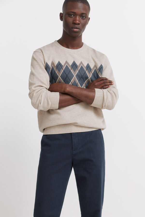 Springfield Pantal&oacute;n estructura comfort fit azul