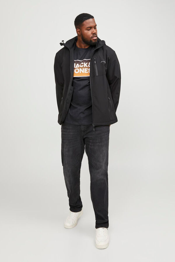 Jack & Jones PLUS Camiseta fit est&aacute;ndar azul