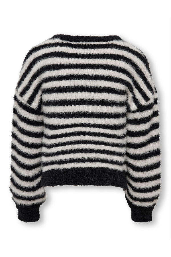 Only Girls Jersey rayas ni&ntilde;a negro