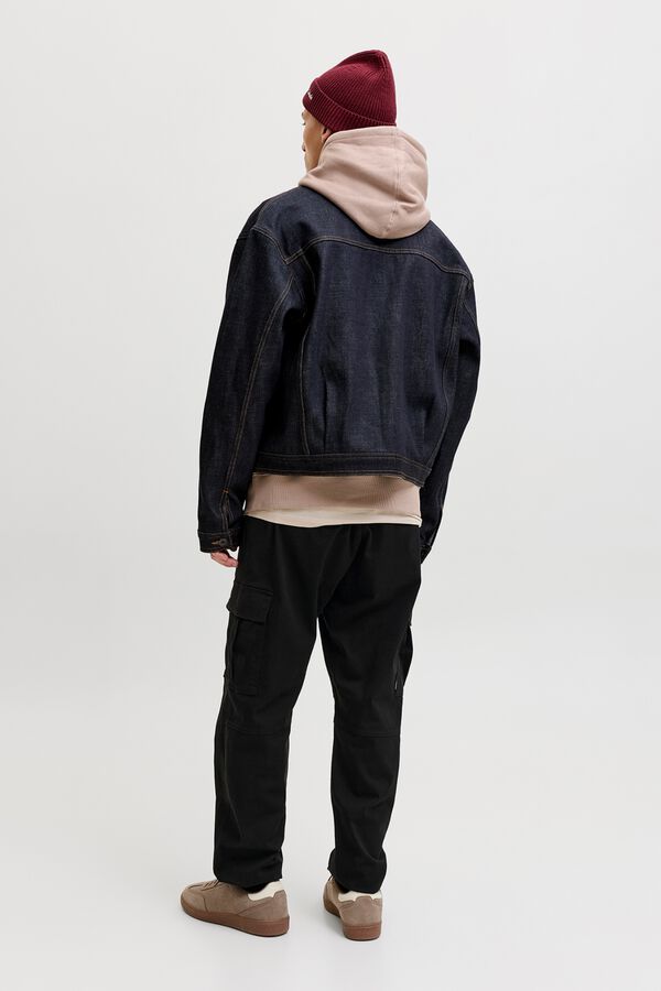 Jack & Jones Cal&ccedil;a cargo relaxed preto
