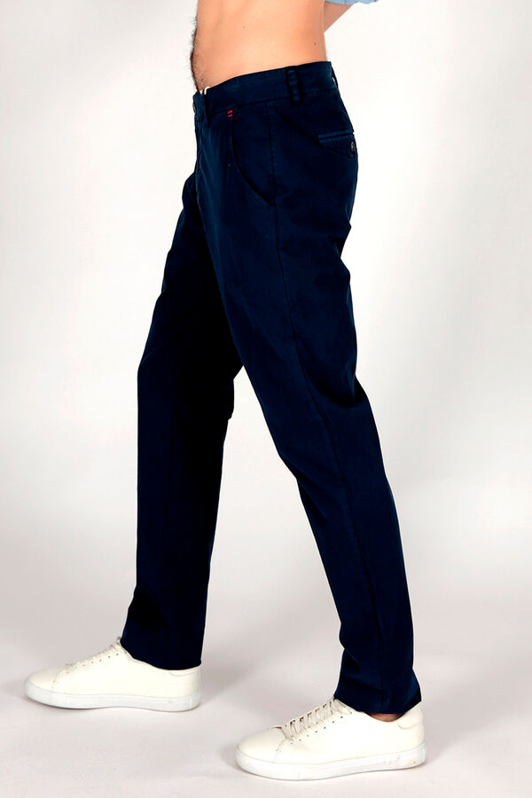 Brave Soul Cal&ccedil;as chino com 5 bolsos azul