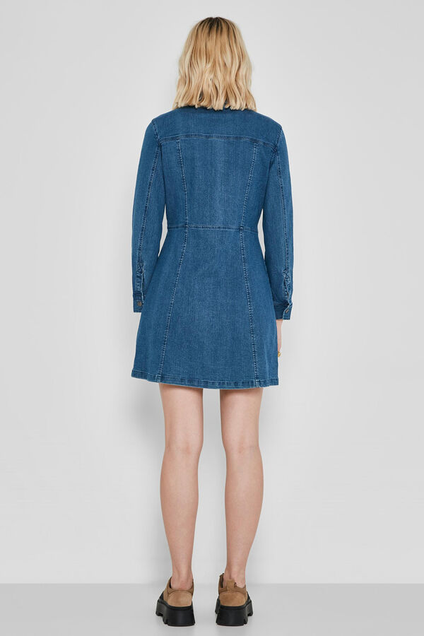 Noisy May Vestido corto denim azul