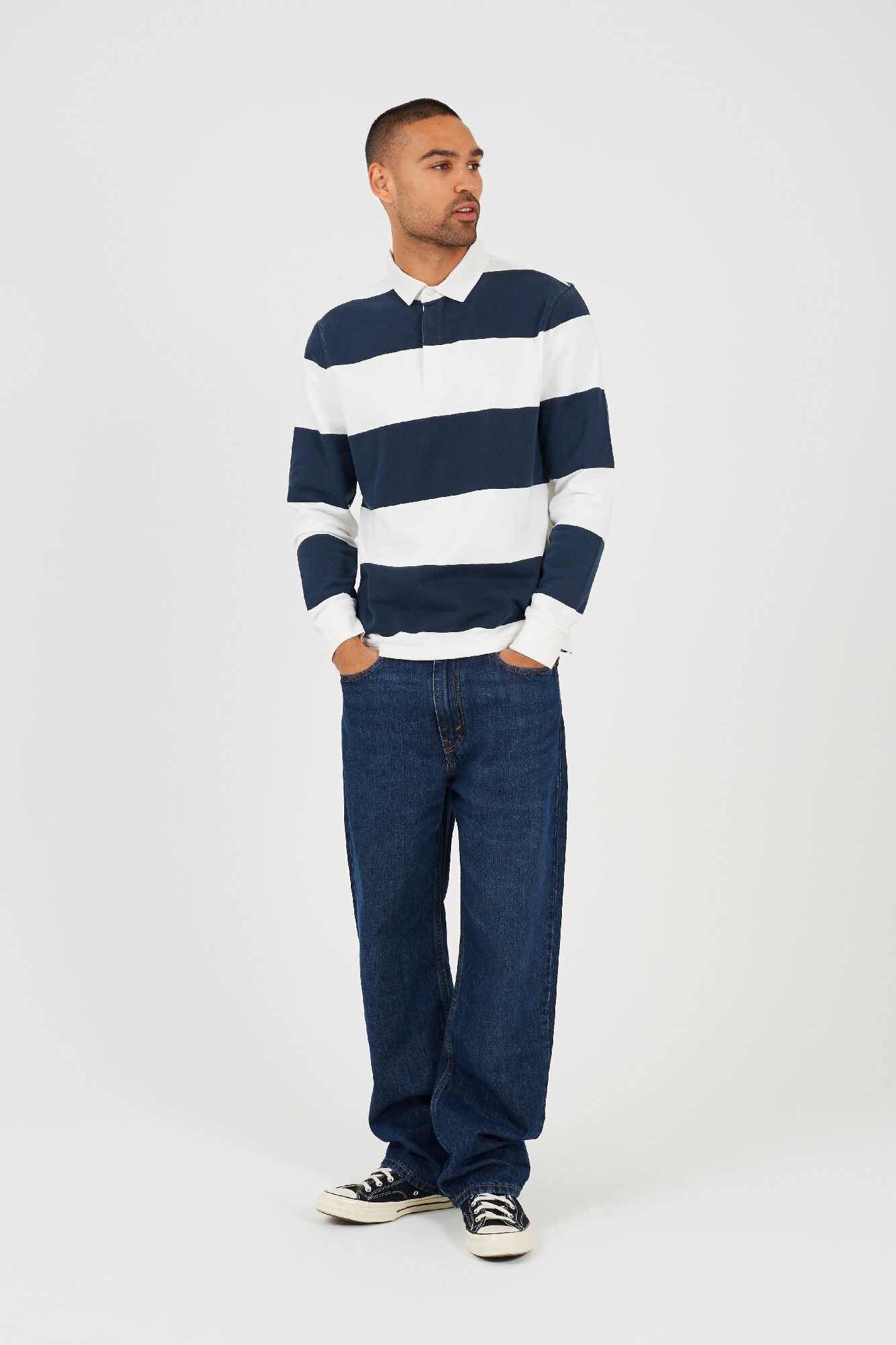 Brave Soul Sweatshirt gola polo