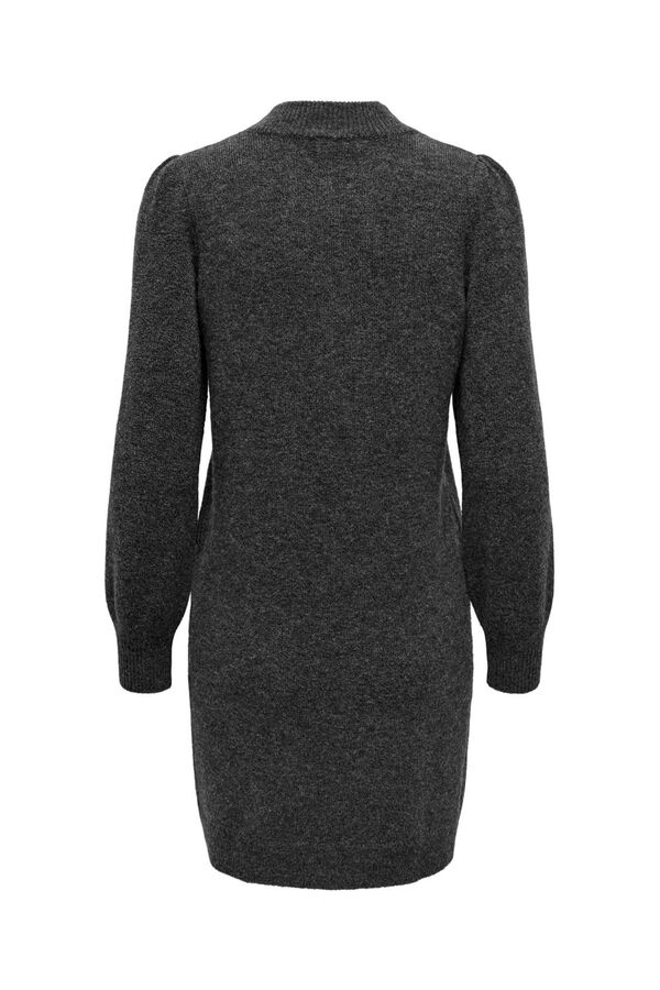 JDY Vestido de malha cinzento