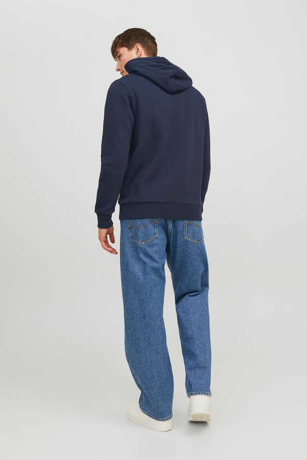 Jack & Jones Colete comprido acolchoado azul