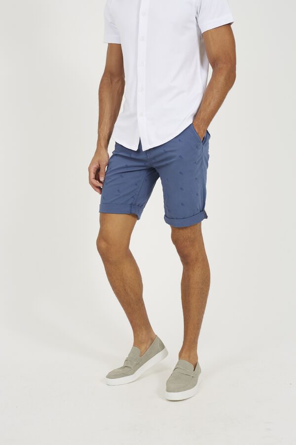 Brave Soul Shorts estampado azul