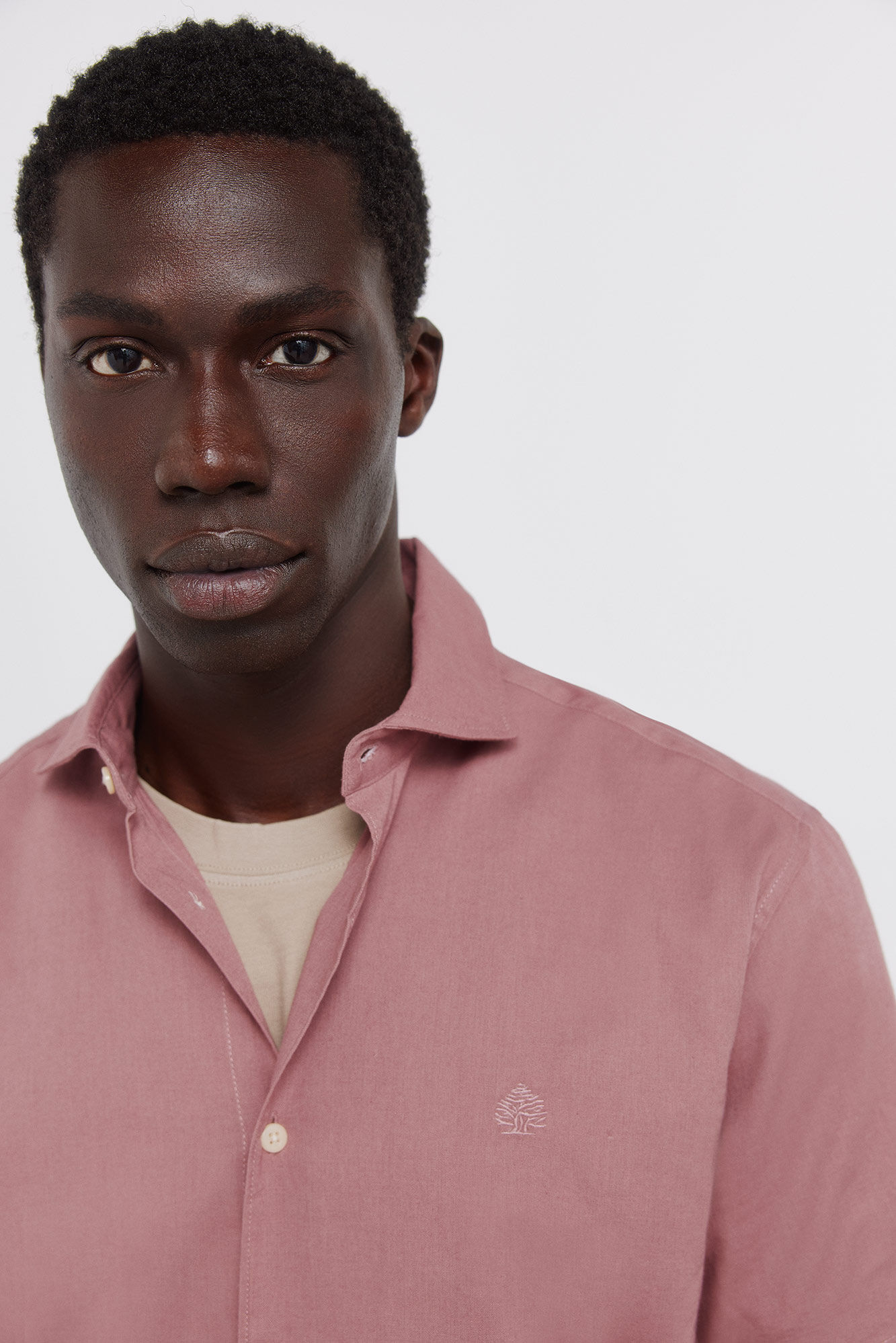 Springfield Camisa manga corta lino