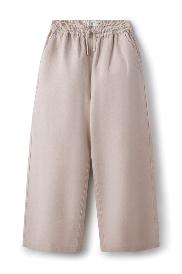 Springfield Kids Calças linho menina camel