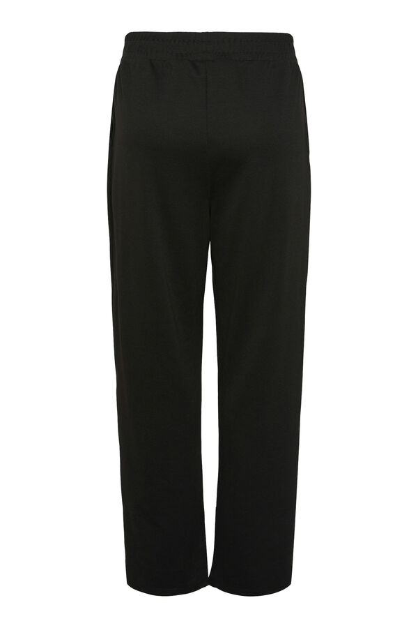 Pieces Cal&ccedil;as jogger de felpa preto