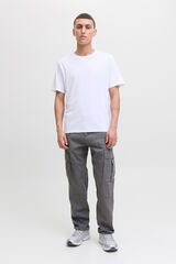 Jack & Jones Pantal&oacute;n cargo relaxed fit gris