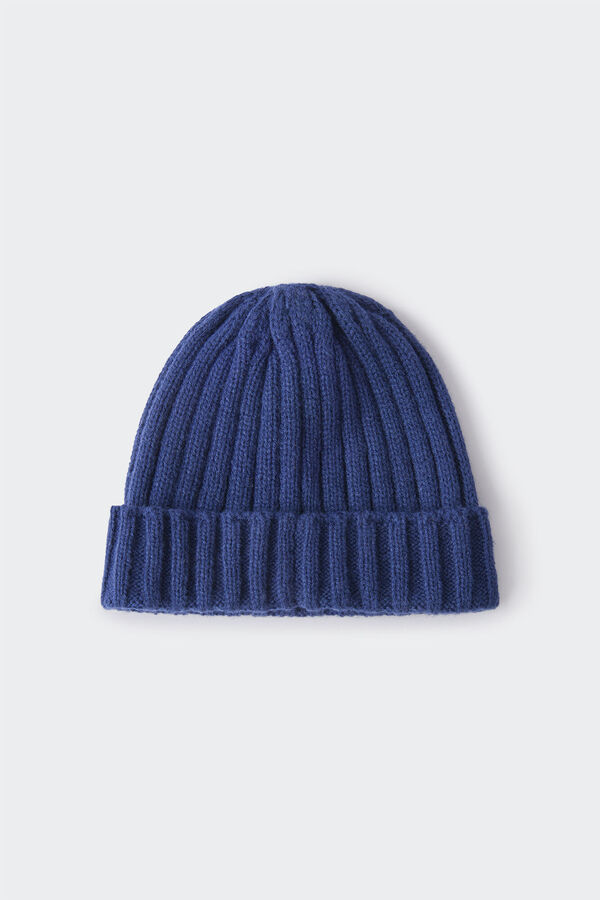 Springfield Kids Beanie básico logo niño azul