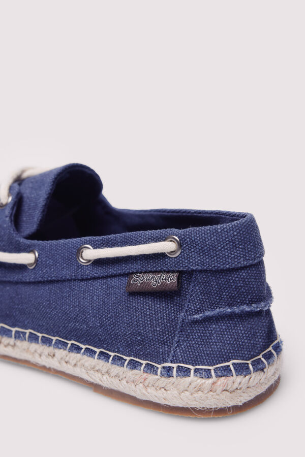 Springfield Alpargata r&uacute;stica color azul