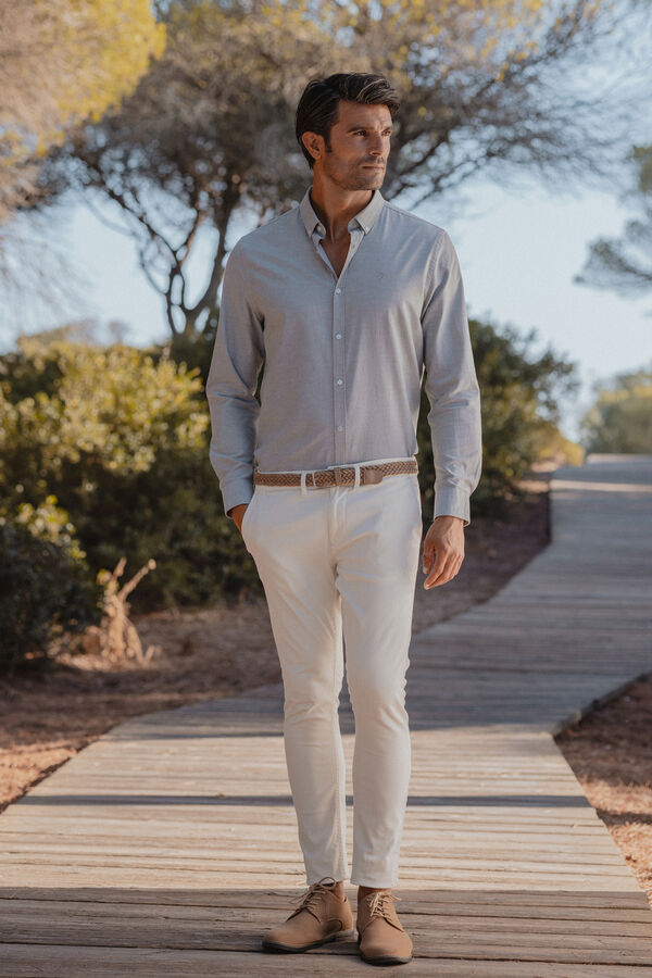 Celopman Camisa Oxford Lisa  verde