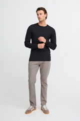 Blend Camisola de gola redonda preto