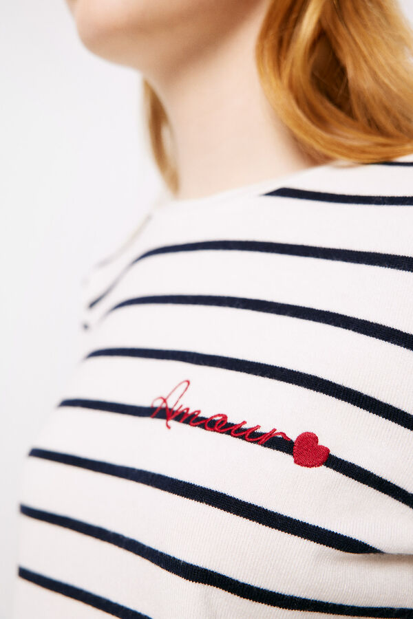 Springfield Camiseta "Amour" Rayas estampado