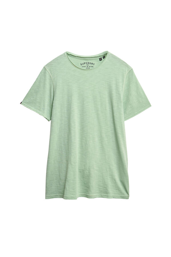 Superdry Raw Edge Slub T Shirt verde