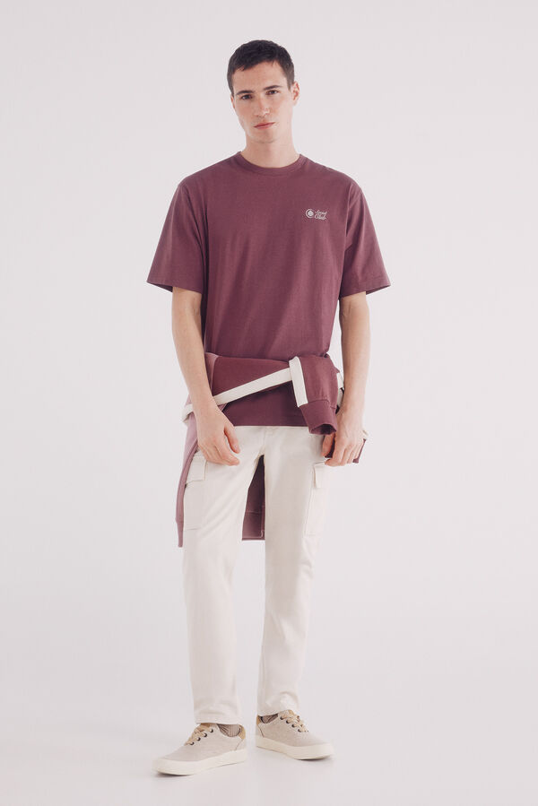 Springfield Camiseta com logo do clube Springfield vermelho