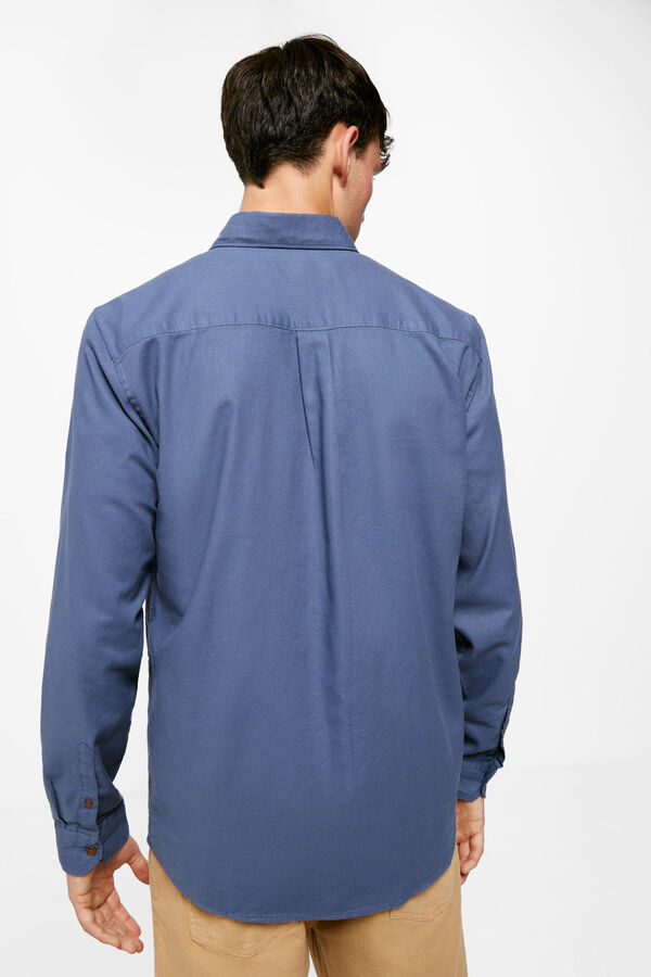 Springfield Camisa twill color azul