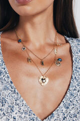 Springfield Collar doble charms boho amarillo
