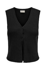 Only Colete de malha preto