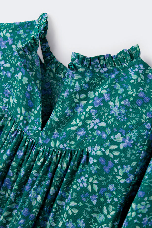 Springfield Kids Vestido floral azul para menina azul