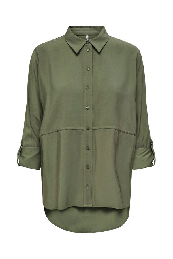 JDY Camisa de manga comprida verde