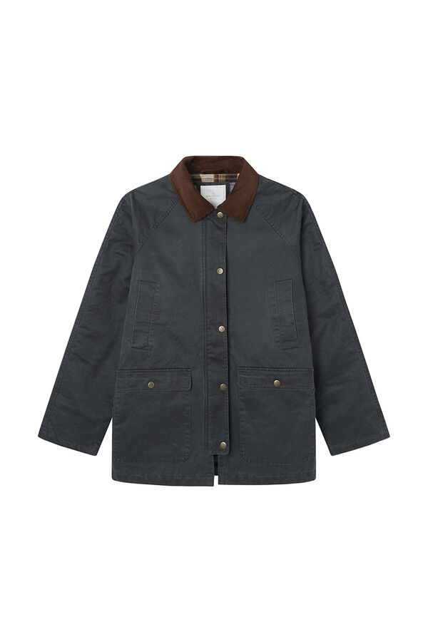 Springfield Parka encerada azul