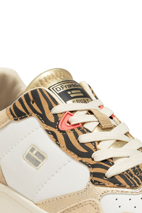 D.Franklin T&ecirc;nis Court Stitch branco